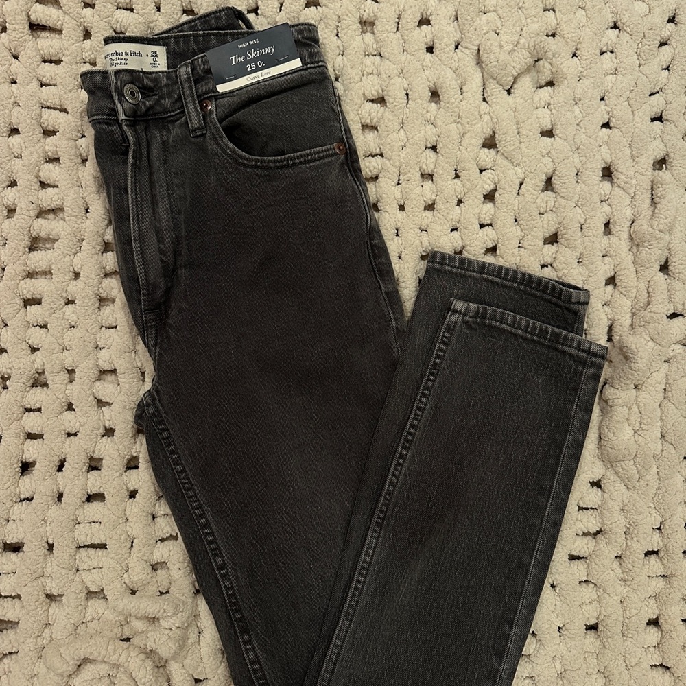 Abercrombie & Fitch Black Skinny Jeans Classic Fit